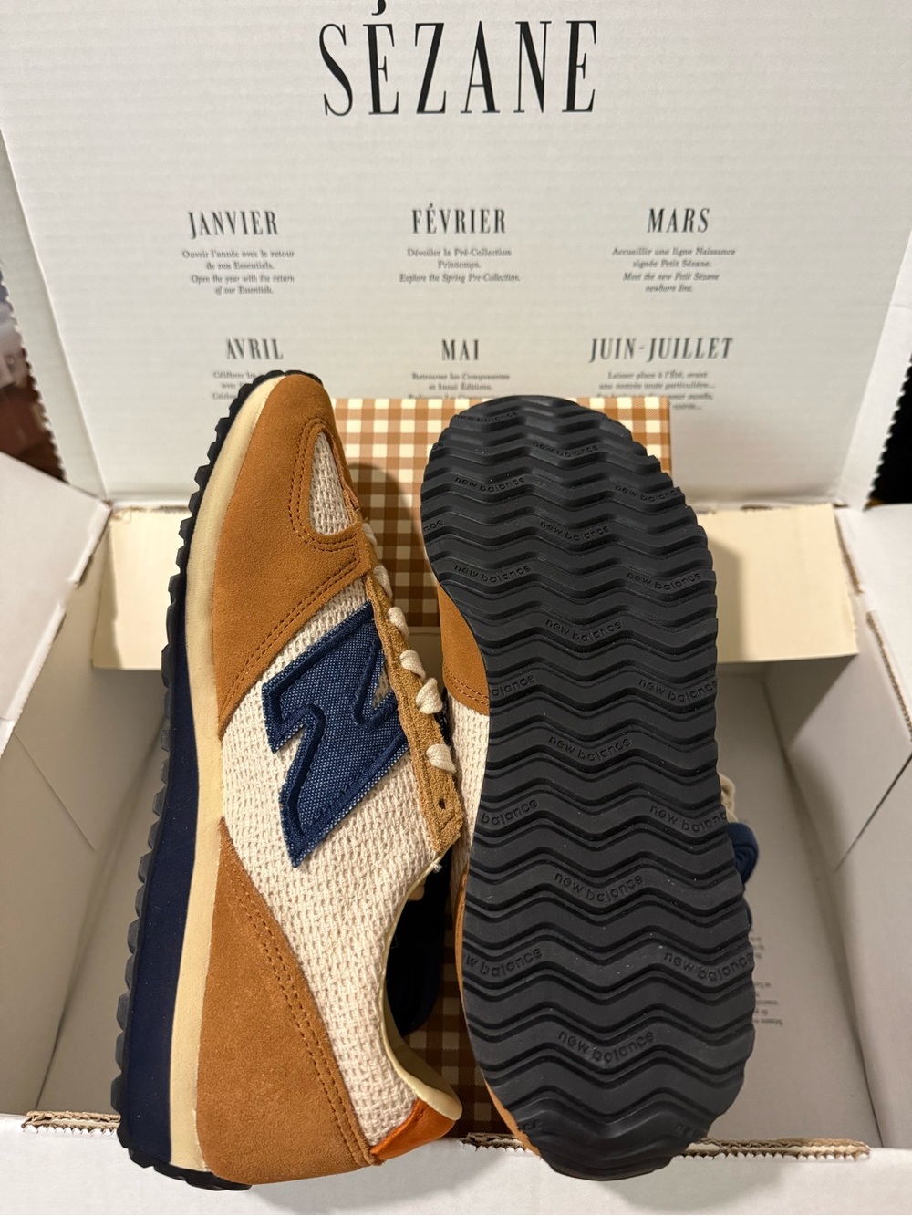Sezane x New Balance 471 Sneakers Unisex Women US 9 9.5 10 NIB - Picture 4 of 9